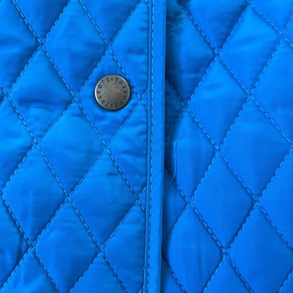 Beautiful Blue Quilted Jackets by Talbots Size Small Petite - Picture 4 of 7
